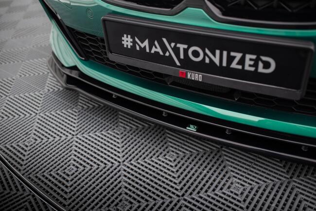 Maxton Design Frontlippe für V.9 BMW M135i F40 Hochglanz schwarz