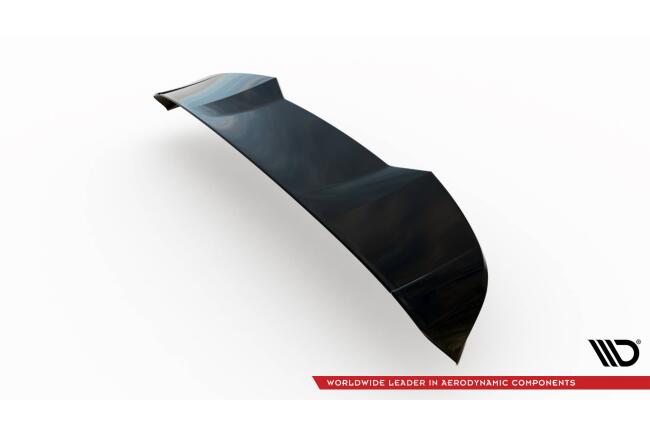 Maxton Design Heckspoiler Lippe 3D für BMW 1er M-Paket / M140i / Standard F20  Hochglanz schwarz