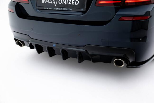 Maxton Design Heckdiffusor V.1 für BMW 5er M-Paket F10 / F11 Hochglanz schwarz