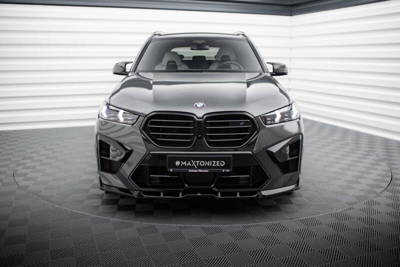 Maxton Design Frontlippe V.1 für BMW X5 M F95 Facelift Hochglanz schwarz