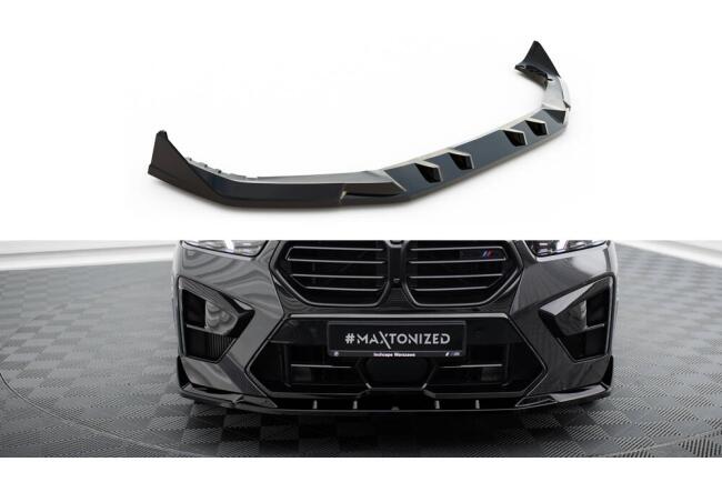 Maxton Design Frontlippe V.2 für BMW X5 M F95 Facelift Hochglanz schwarz