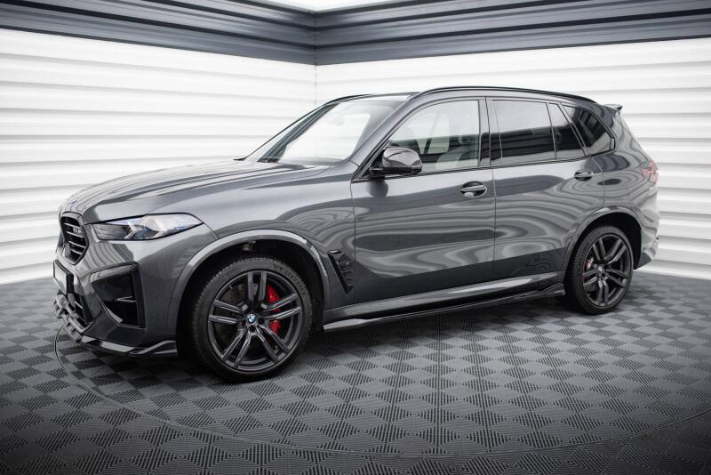 Maxton Design Seitenschweller für BMW X5 M F95 Facelift Hochglanz schwarz