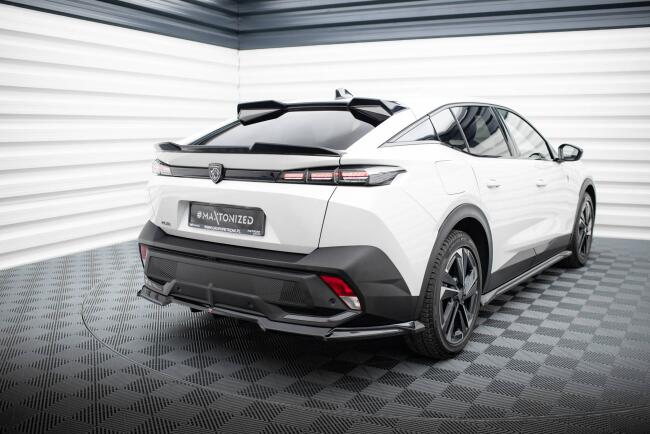 Maxton Design Heckspoiler 3D für Peugeot 408 Mk1 Hochglanz schwarz