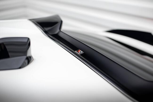 Maxton Design Heckspoiler Lippe 3D für Peugeot 408 Mk1 Hochglanz schwarz