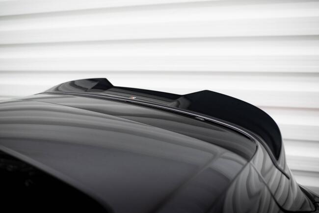 Maxton Design Heckspoiler Lippe 3D für Porsche Cayenne Mk3 Facelift Hochglanz schwarz