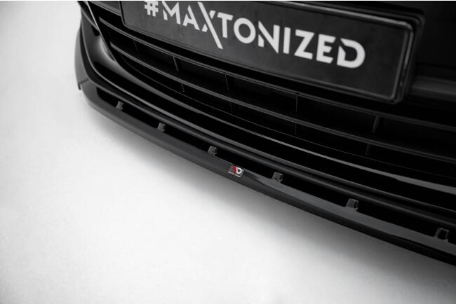 Maxton Design Frontlippe V.1 für Porsche Panamera E-Hybrid 971 Hochglanz schwarz