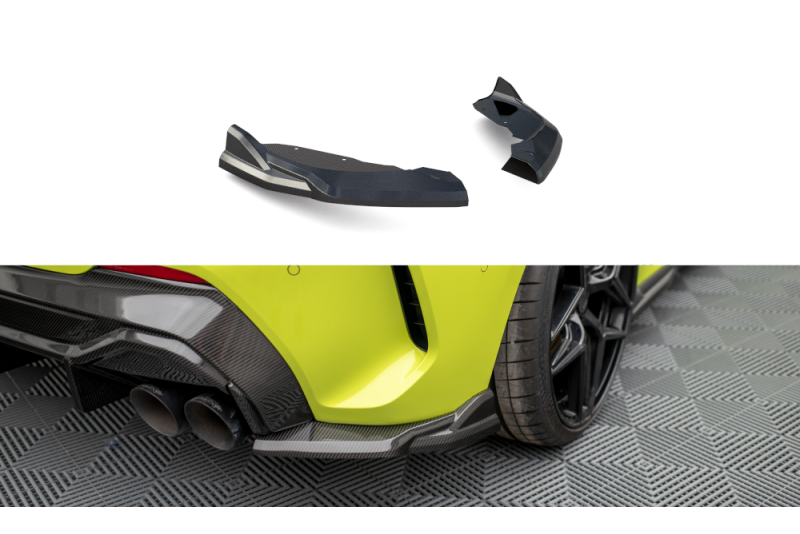 Maxton Design Carbon Diffusor Flaps für BMW 1er F40 M-Paket / M135i