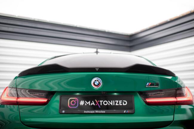 Maxton Design Carbon Heckspoiler Lippe für BMW M3 G80 und M340i / M-Paket / Standard G20