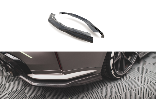 Maxton Design Carbon Diffusor Flaps für BMW M4 G82