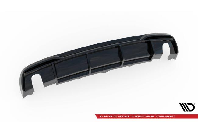 Maxton Design Heckdiffusor für Audi A5 Coupe / Sportback B8 8T Facelift Hochglanz schwarz