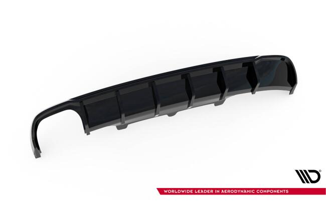 Maxton Design Heckdiffusor für Audi A6 Avant C7 Hochglanz schwarz