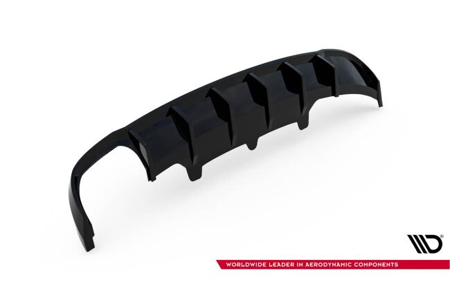 Maxton Design Heckdiffusor V.2 für Audi A6 Avant C7 (2011-2014) Hochglanz schwarz