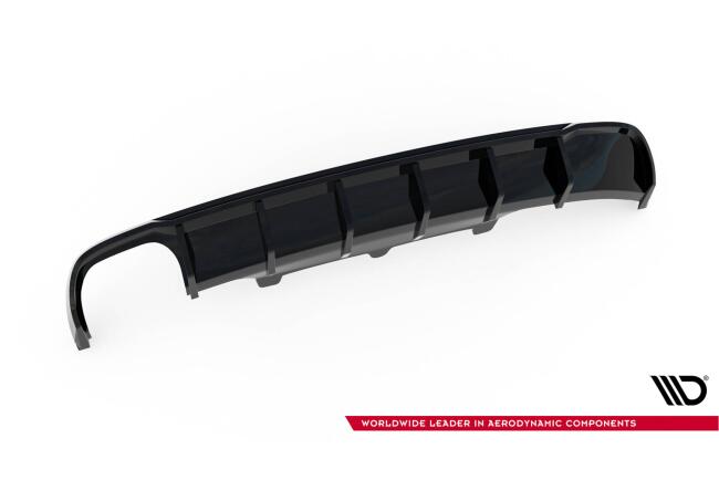 Maxton Design Heckdiffusor V.2 für Audi A6 Avant C7 (2011-2014) Hochglanz schwarz