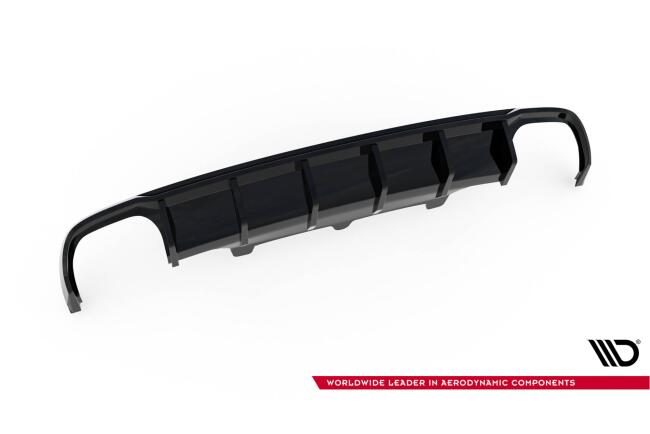 Maxton Design Heckdiffusor V.3 für Audi A6 Avant C7 (2011-2014) Hochglanz schwarz
