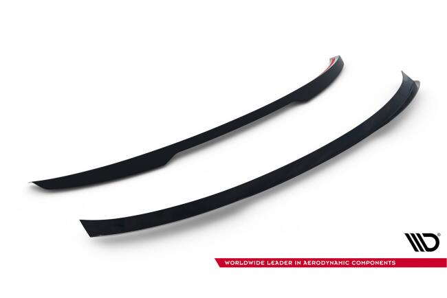 Maxton Design Heckspoiler Lippe (unten) für Audi e-Tron S-Line Hochglanz schwarz