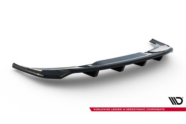 Maxton Design Heckdiffusor DTM Look für Audi e-Tron S-Line Hochglanz schwarz
