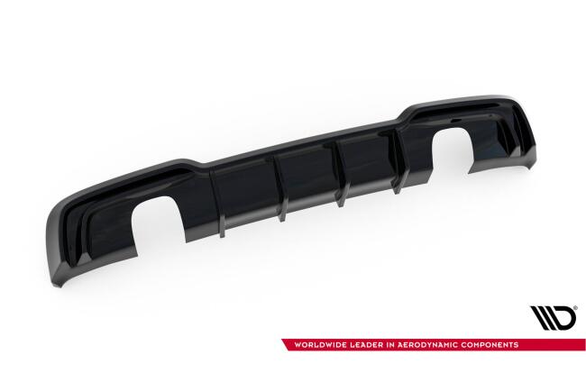 Maxton Design Heckdiffusor V.2 für Audi A3 S-Line Sportback 8V Facelift Hochglanz schwarz