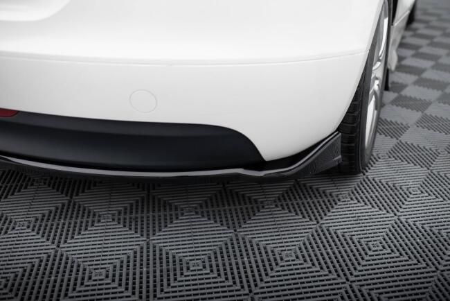 Maxton Design Diffusor Flaps für Audi TT 8J Hochglanz schwarz