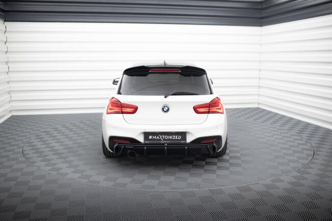 Maxton Design Heckdiffusor V.1 für BMW 1er M-Paket F20 Facelift Hochglanz schwarz