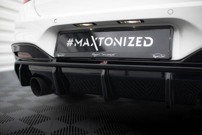 Maxton Design Heckdiffusor V.1 für BMW 1er M-Paket F20 Facelift Hochglanz schwarz