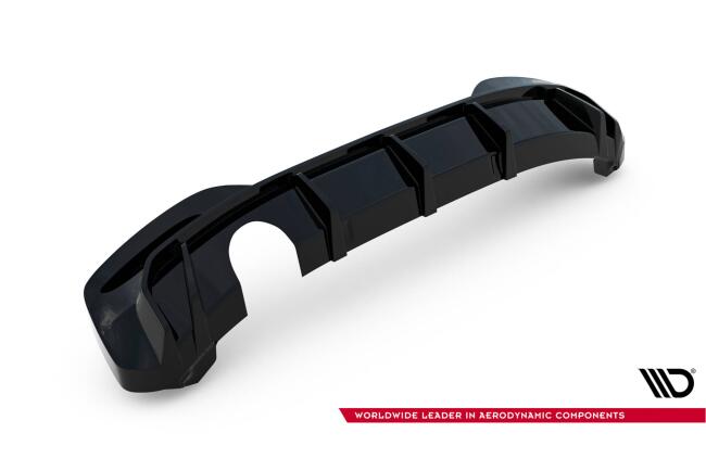 Maxton Design Heckdiffusor V.1 für BMW 1er M-Paket F20 Facelift Hochglanz schwarz