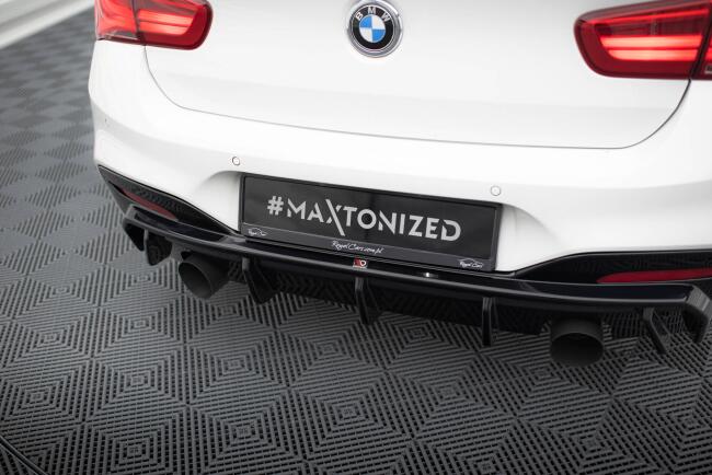 Maxton Design Heckdiffusor V.3 für BMW M140i F20 Facelift Hochglanz schwarz