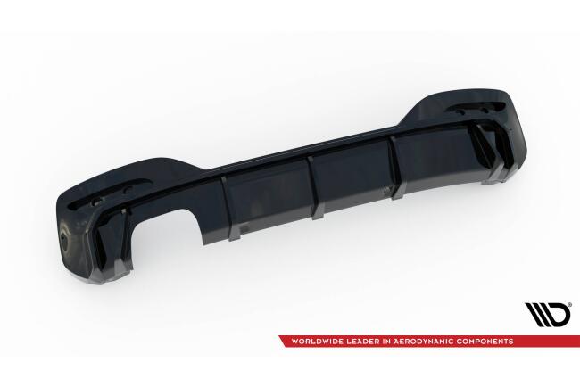 Maxton Design Heckdiffusor V.2 für BMW 1er M-Paket F20 Facelift Hochglanz schwarz