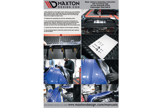 Maxton Design Heckdiffusor für BMW 1er M-Paket / M140i F20 Facelift Hochglanz schwarz