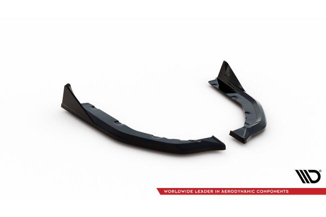 Maxton Design Diffusor Flaps V.3 CSL Look für BMW M3 G80 / G81 Hochglanz schwarz