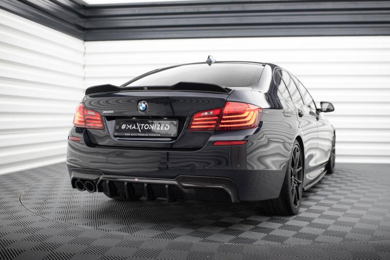 Maxton Design Heckdiffusor V.2 für BMW 5er M-Paket F10 / F11 Hochglanz schwarz