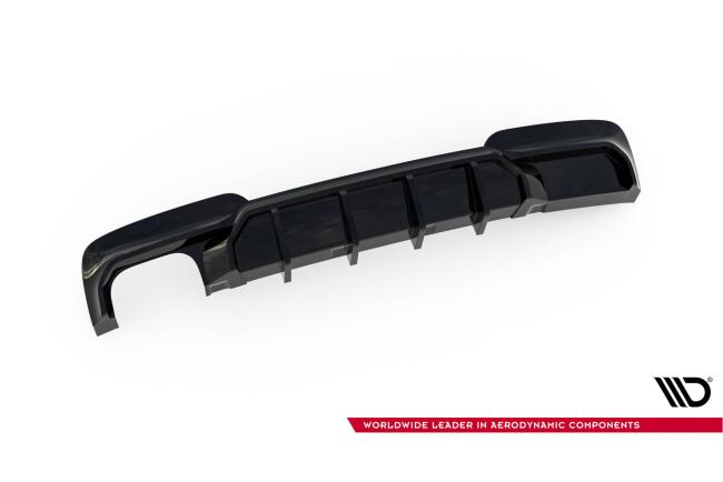 Maxton Design Heckdiffusor V.2 für BMW 5er M-Paket F10 Hochglanz schwarz