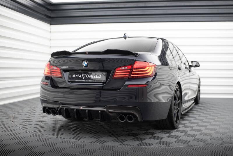 Maxton Design Heckdiffusor V.3 für BMW 5er M-Paket F10 / F11 Hochglanz schwarz