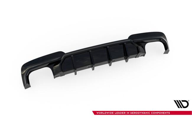 Maxton Design Heckdiffusor V.3 für BMW 5er M-Paket F10 / F11 Hochglanz schwarz