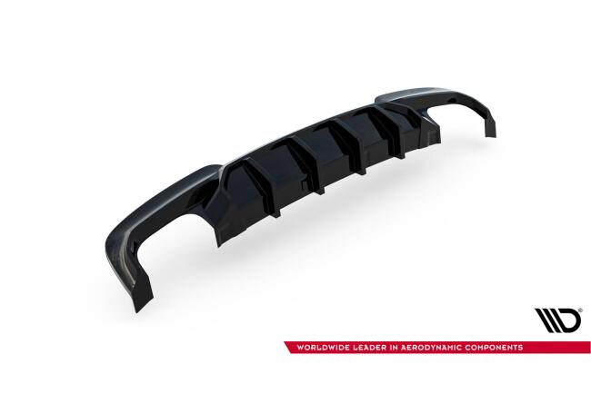 Maxton Design Heckdiffusor V.3 für BMW 5er M-Paket F10 / F11 Hochglanz schwarz