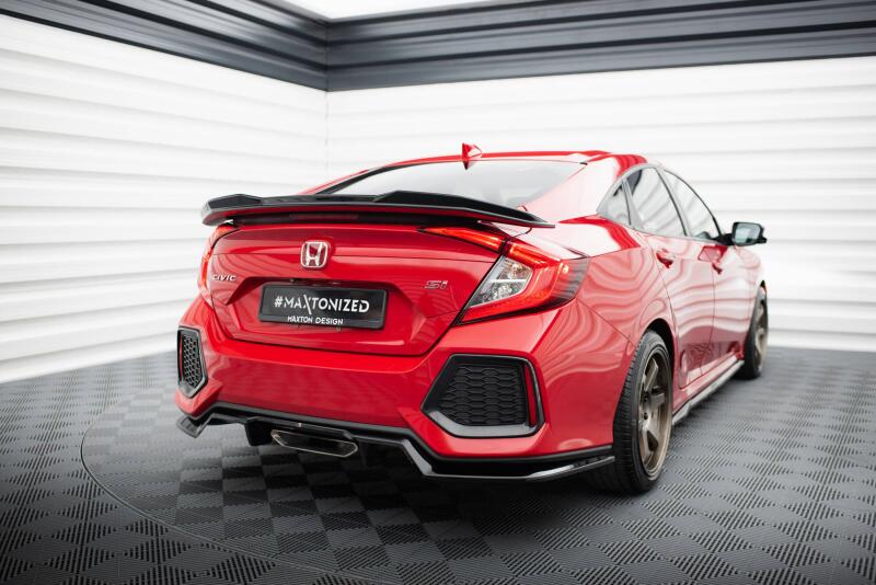 Maxton Design Heckspoiler Lippe 3D für Honda Civic SI Mk10 Hochglanz schwarz