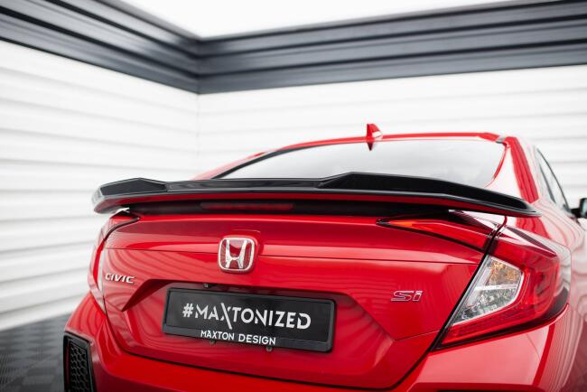 Maxton Design Heckspoiler Lippe 3D für Honda Civic SI Mk10 Hochglanz schwarz