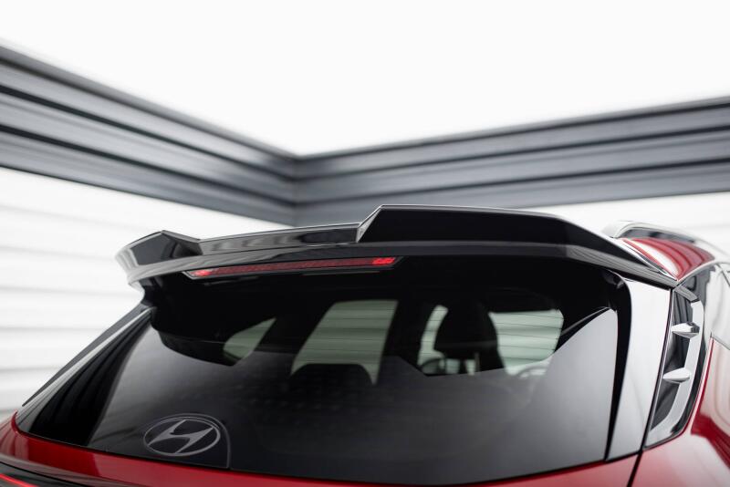 Maxton Design Heckspoiler Lippe 3D für Hyundai Tucson N-Line Mk4 Hochglanz schwarz