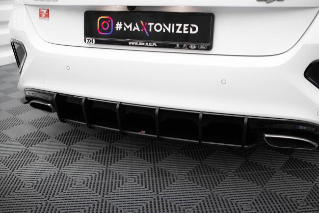 Maxton Design Street Pro Heckdiffusor für Kia Ceed GT Mk3 schwarz matt
