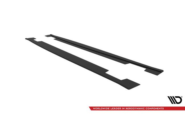 Maxton Design Street Pro Seitenschweller für Kia Ceed GT Mk3 / Proceed Mk1 schwarz matt