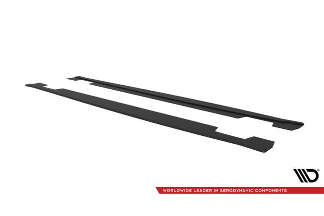 Maxton Design Street Pro Seitenschweller für Kia Ceed GT Mk3 / Proceed Mk1 schwarz matt