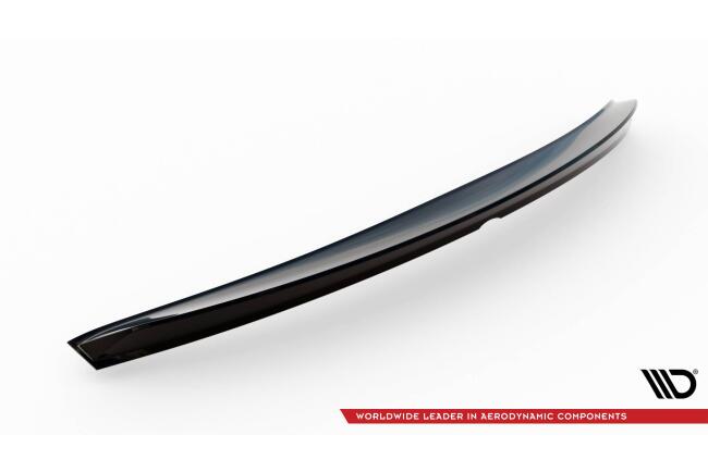 Maxton Design Heckspoiler Lippe 3D für Mercedes-Benz CLA C117 Facelift Hochglanz schwarz
