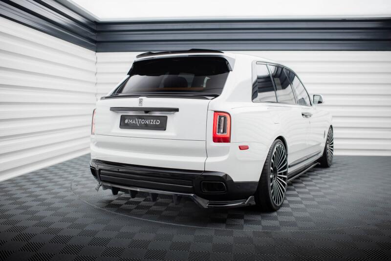 Maxton Design Heckspoiler Lippe für Rolls Royce Cullinan Hochglanz schwarz