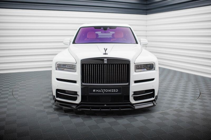 Maxton Design Frontlippe für Rolls Royce Cullinan Hochglanz schwarz