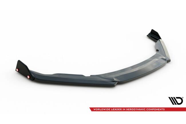 Maxton Design Frontlippe V.1 + Flaps für Subaru BRZ Hochglanz schwarz
