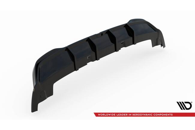 Maxton Design Heckdiffusor für VW Golf 8 GTE/ R-Line Hochglanz schwarz