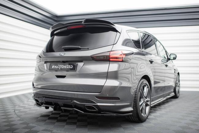 Maxton Design 3D Heckspoiler für Ford S-Max ST-Line Mk2 Hochglanz schwarz