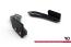 Maxton Design Diffusor Flaps für BMW 1er F20 M-Paket / M140i Facelift Hochglanz schwarz mit matten Flaps