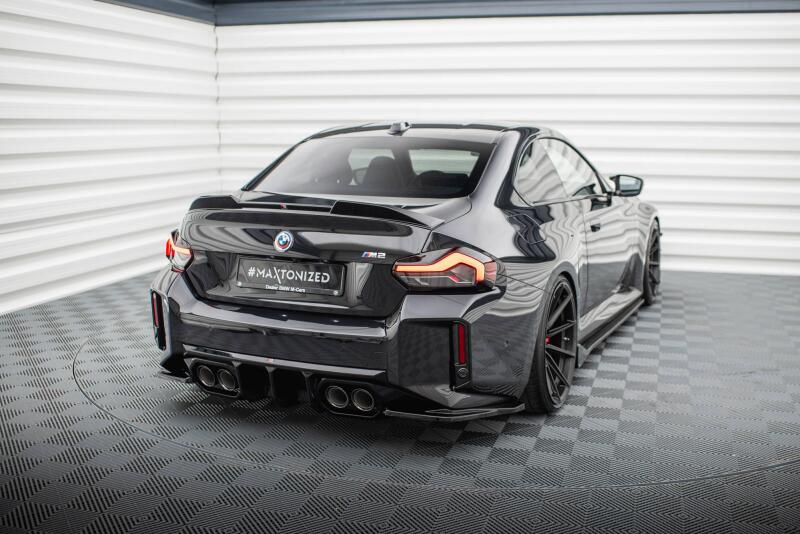 Maxton Design Diffusor Flaps V.5 für BMW M2 G87 Hochglanz schwarz