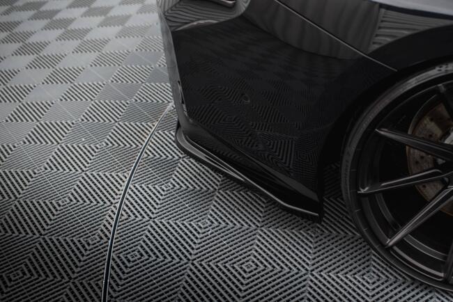 Maxton Design Diffusor Flaps für BMW M2 G87 Hochglanz schwarz