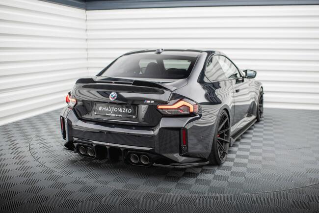 Maxton Design Diffusor Flaps V.5 für BMW M2 G87 Hochglanz schwarz